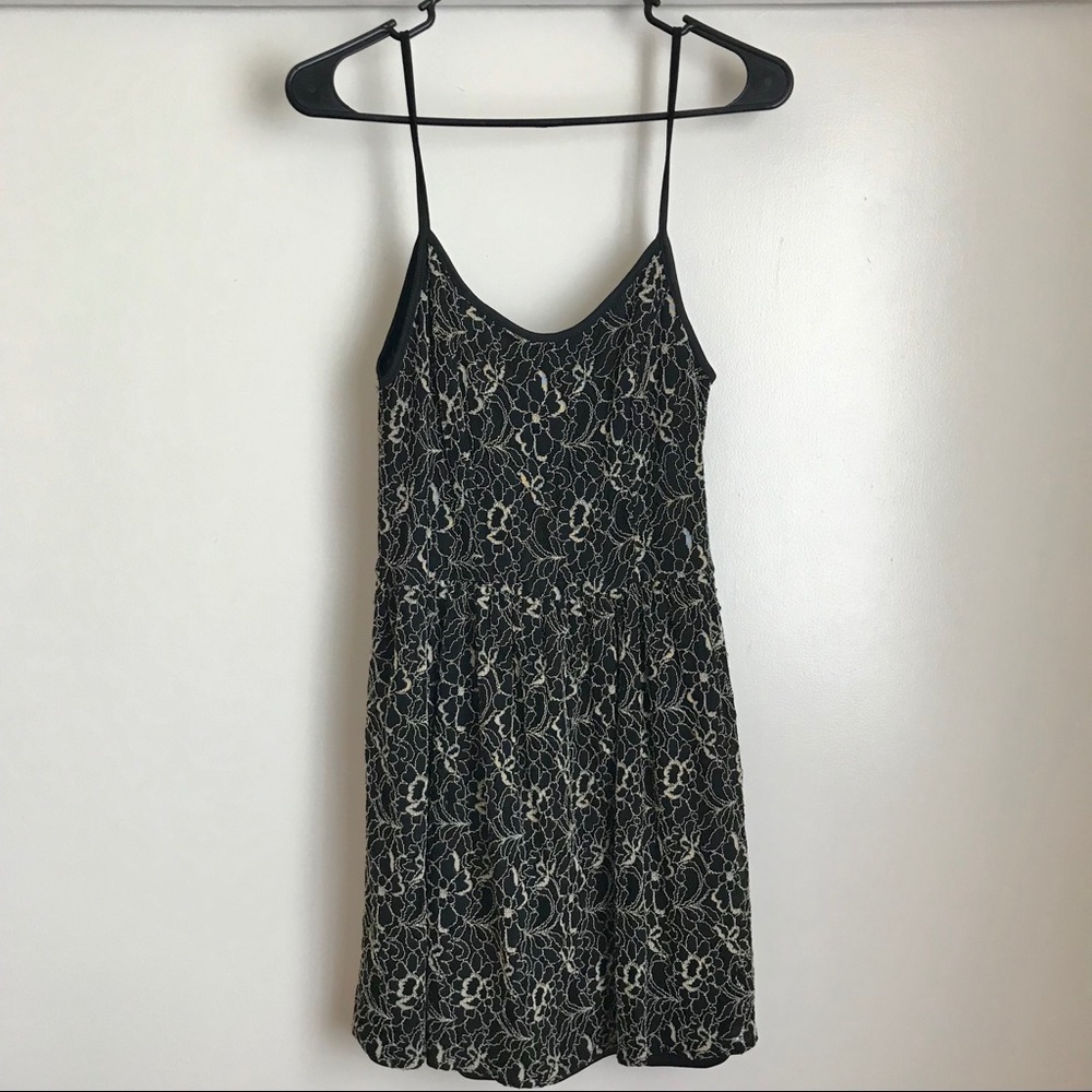 Black mini dress